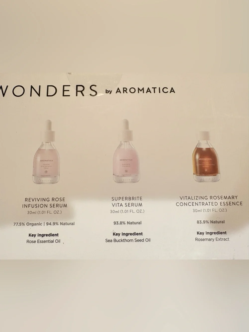 Aromatics The Most Wonders Facial Oil Set - Pink & Assorted